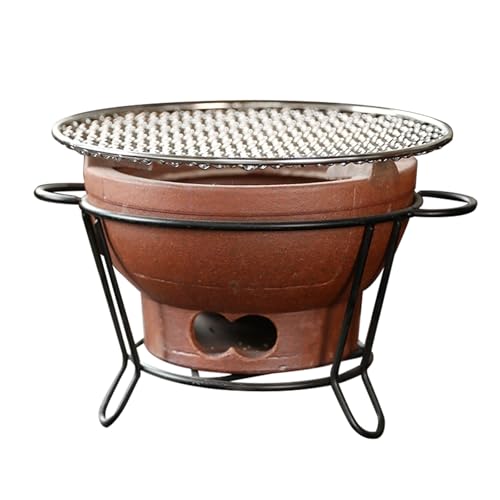 Grand four réchaud à thé portable en argile avec barbecue de balcon
