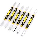 Prise Ergonomique Anti-Dérapante：Pensée pour le confort utilisateur, la poignée ABS ergonomique offre une prise ferme et anti-dérapante. Elle améliore le contrôle et la précision lors de réparations délicates, réduit la fatigue manuelle et minimise les risques de glissement.