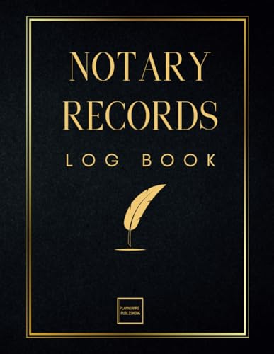 Notary Journal Log Book: Professional Notary Public Record Keeper for Recording Notarial Acts with Ample Space for 200 Entries