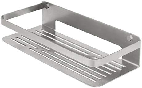Tiger Caddy Shower Basket, Stainless Steel Brushed, 32 x 7 x 13.6 cm