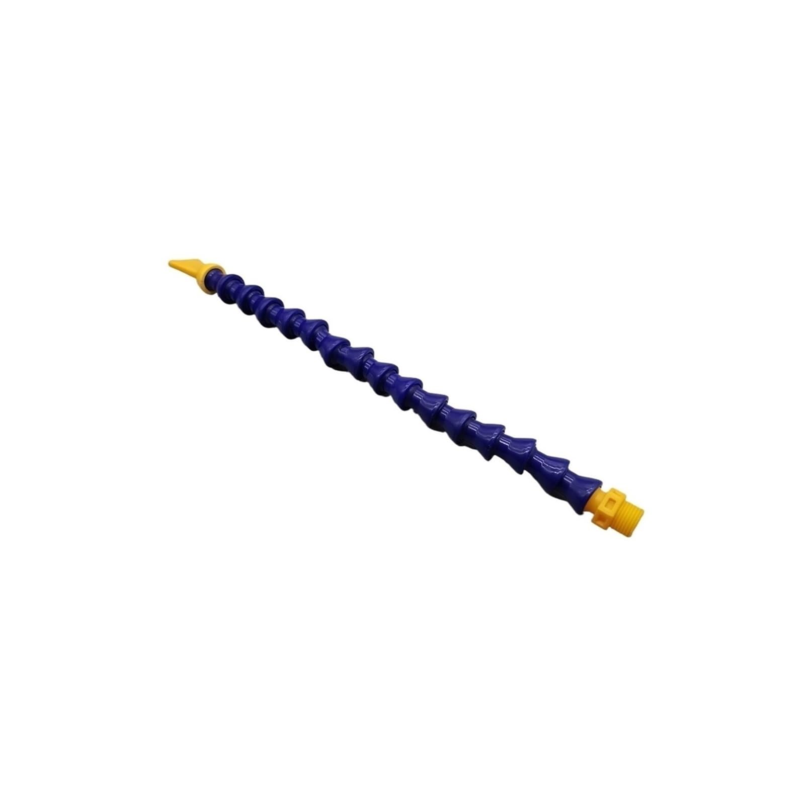 Flexible Cooling Pipes Male Thread Plastic Flexible Water Oil Coolant Pipe Hose for Lathe CNC Machine Pneumatic Tube 1/4" 3/8" 1/2" BPS(Round-300mm,1/4")