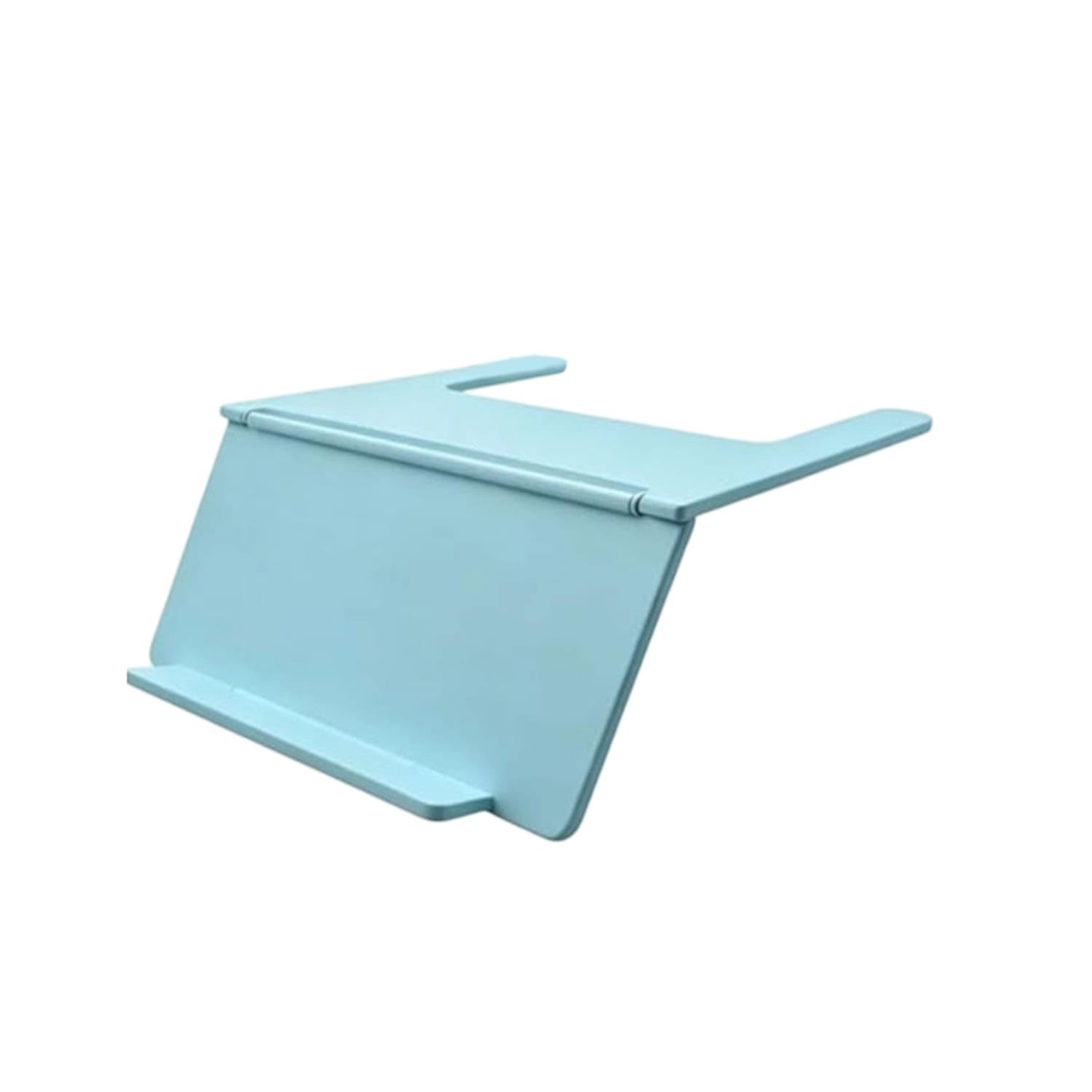 Compact Foldable Mahjong Card Holder Slim Mahjong Card Holder Stable Tabletop Accessory Rounded Edges, Blue-picture-22