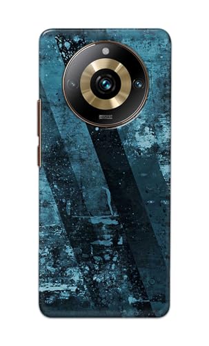 Image of Printed Hard Back Cover for Realme Narzo 60 Pro 5G Back Cover (Rugged Background -J1) -190724(EA)