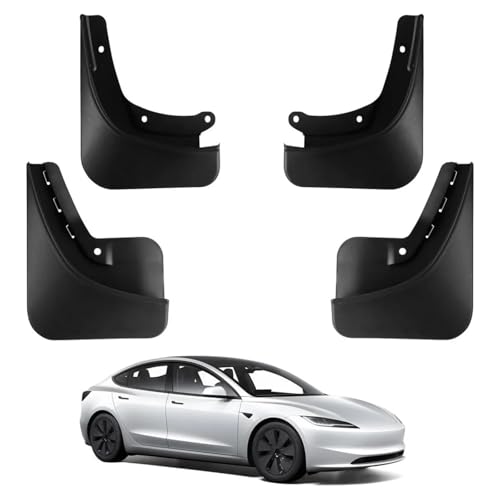 Garde-boue Tesla Model 3 Highland protection boue bavettes auto - 2