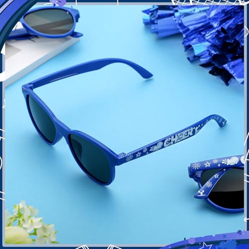 Kingdder 12 Pcs Cheer Glasses Bulk Cheerleader Teams Gifts Cheer Present Glasses Stuff for Teammates Party Supplies2