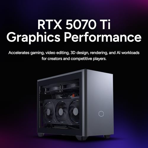 Image of Cooler Master NR2 Pro Gaming PC RYZEN 7 9800X3D RTX 5070 Ti Compact Mini ITX