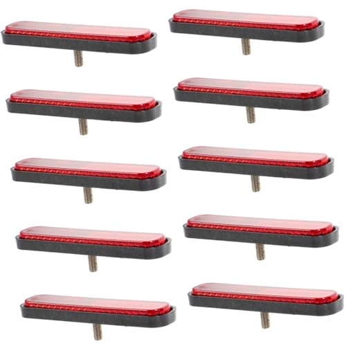 10 reflectores tornillo seguridad para motos y vehículos miniatura 5