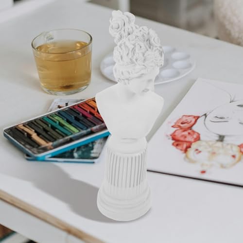 Buste de jeune fille plâtre comme idée cadeau déco unique - 6