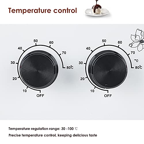 image for NEWTRY 200W Chocolate Tempering Machine w/2 Tanks Professional Commerc