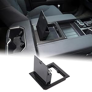 Car Armrest Hidden Storage Box Compatible with Toyota Tundra 2022 2023 Auto Center Console Handrail Privacy Storage Box Organizer Tray Armrest Storage Box Container Insert Pallet Manager Accessories