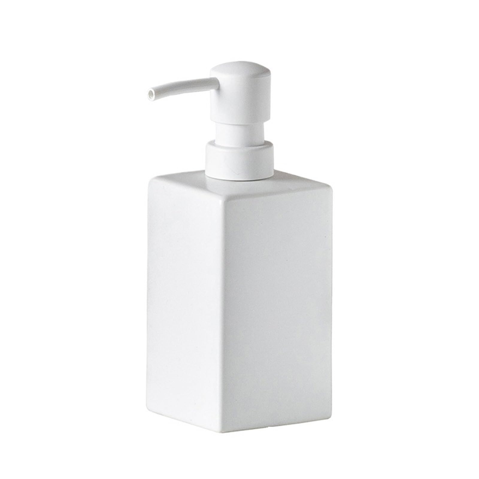 soap dispenser Ceramics Soap Dispenser Liquid Pump Bottle For Kitchen Sink, Countertop And Bathroom(White)