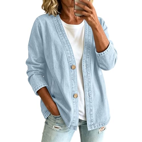 Veste en jean pour femme fini les coups de froid en mi-saison avec ce retro