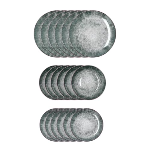 Bidasoa Stela Vajilla 18 Piezas Porcelana Apto Microondas Apilable
