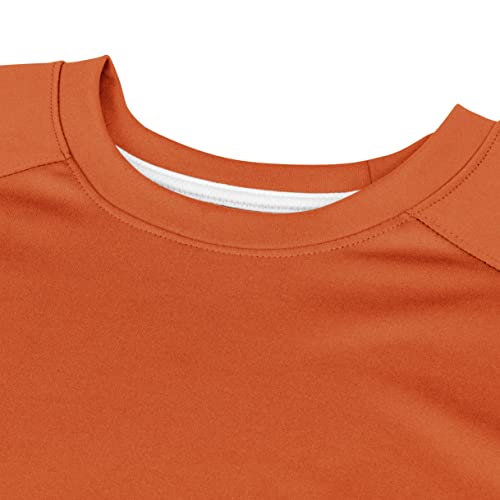 Maillot de baseball léger Champro Top Spin pour jeunes orange taille M