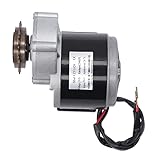 RiToEasysports Electric Motor Gear Reduction, 24v 500w Two Stage Deceleration Large Motor 16 Teeth Sprocket for Electric