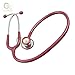 G.S Monitoring Stethoscope, Edition Chestpiece, Tube (Maroon) Best Quality