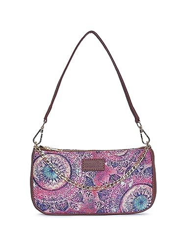 Image of ZOUK Women's Handcrafted Vegan Leather Casual Mini Shoulder Bag