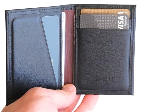 Carteira Masculina Slim Mini (Preto)