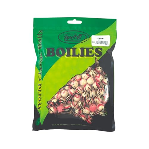 WCB Carp Baits High Protein Boilies 16 mm 1 lb Bag - Carp Bait - Ideal for Carp Fishing (Flavor:...