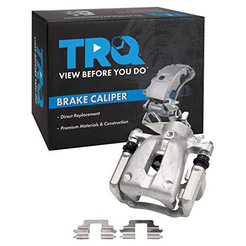 Image of TRQ Rear Right Brake Caliper w /Bracket Passenger Side