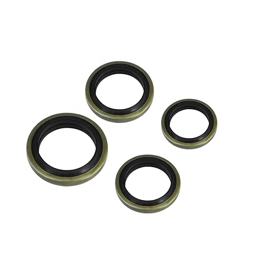 Miniatura 4 de 40 arandelas de sellado de combustible Banjo Bolt Seal Washers se adapta a Dodge Cummins 12V24V 5.9L6.7L Sistema de combustible 0.315 in0.394