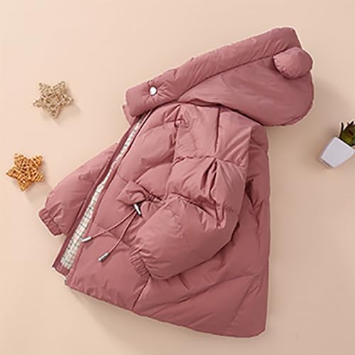 Kids Toddler Baby Girls Boys Winter Warm Thick Solid Cotton Long Sleeve Padded Jacket Coat Big Boys Winter Coats4