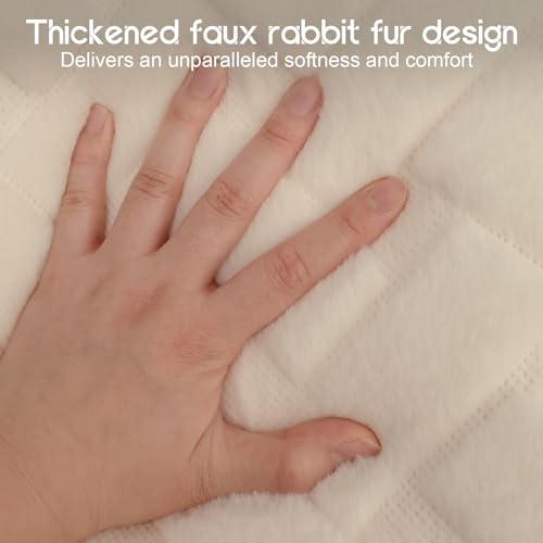 FeinKulturia 2er Set Kissenbezug 40x40cm Samt Zierkissenbezüge Weich Flauschig Sofakissen Luxus Plüsch Kissenbezüge für Sofa Schlafzimmer Wohnzimmer Kuschelkissen Dekokissen