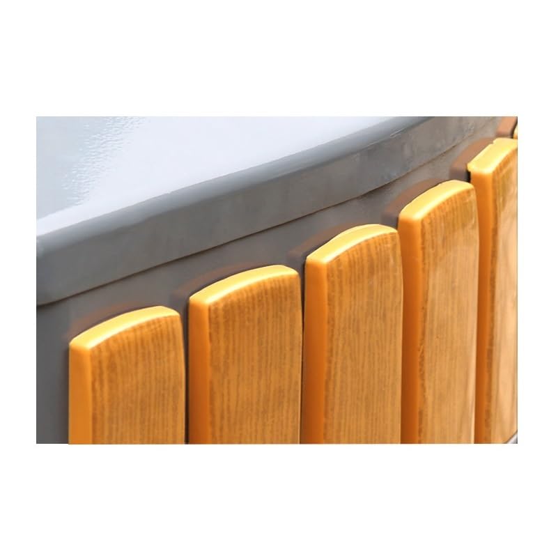 ABNNHK Mülleimer für den Außenbereich, großer Mülleimer für den Außenbereich, Gemeinschaftsabfalleimer, Abfalleimer für Obstschalen, großer Mülleimer mit Pedal, Recyclingeimer (eine Farbe – Bild 4