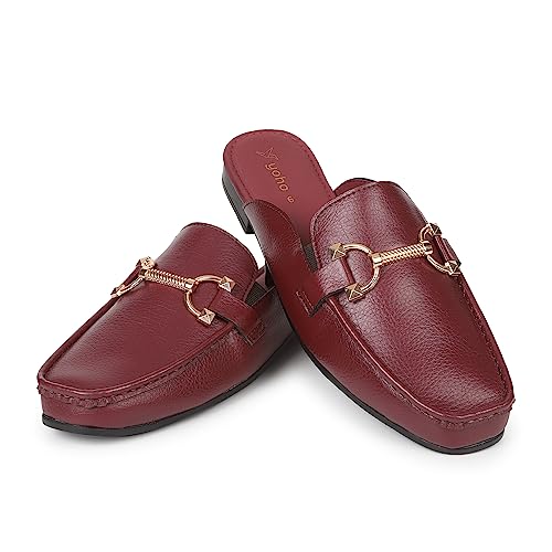 YOHO Bliss Comfortable Slip On Formal Loafer for Women | Stylish Fashion Moccasins Range | Flexible | Style & All-Purpose | Formal Office Wear Shoe Deal