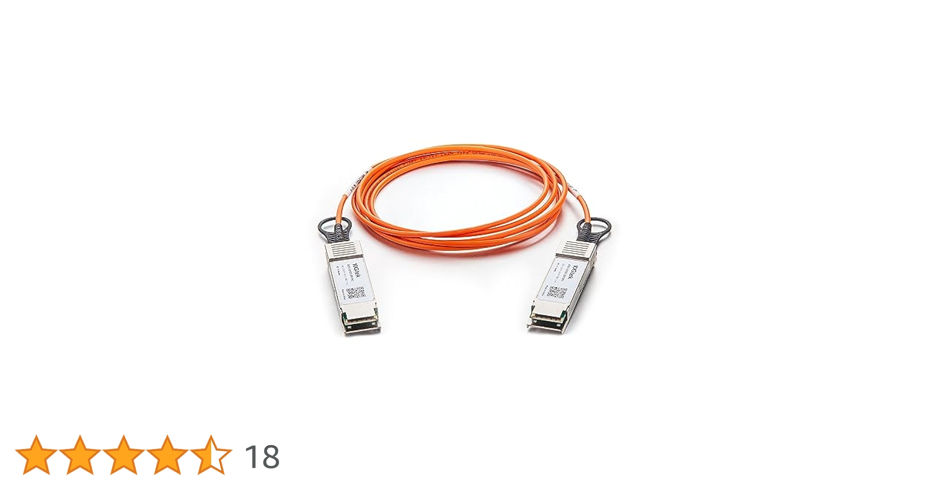 (未使用･未開封品)　StarTech.com QSFP+ アクティブ光ケーブル 15m MSA準拠AOCケーブル 40GbE QSFP40GAO15M 6k88evb Cisco QSFP-H40G-AOC15M Compatible 15m/49.2ft 40G QSFP+ to