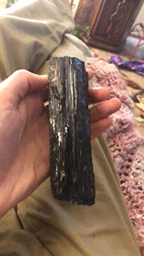 7oz - 12oz Black Tourmaline logs, grounding, harmonizing Mineral Specimen