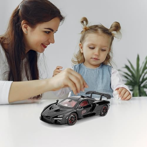 Modelo de Auto McLaren Senna 1:24 Pull Back con Luz y Sonido miniatura 7