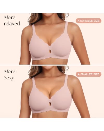 Image of Womens Wireless Jelly Bras No Underwire Support Push Up Removable Straps (U /Cross /Halter) Everyday Sports Bra