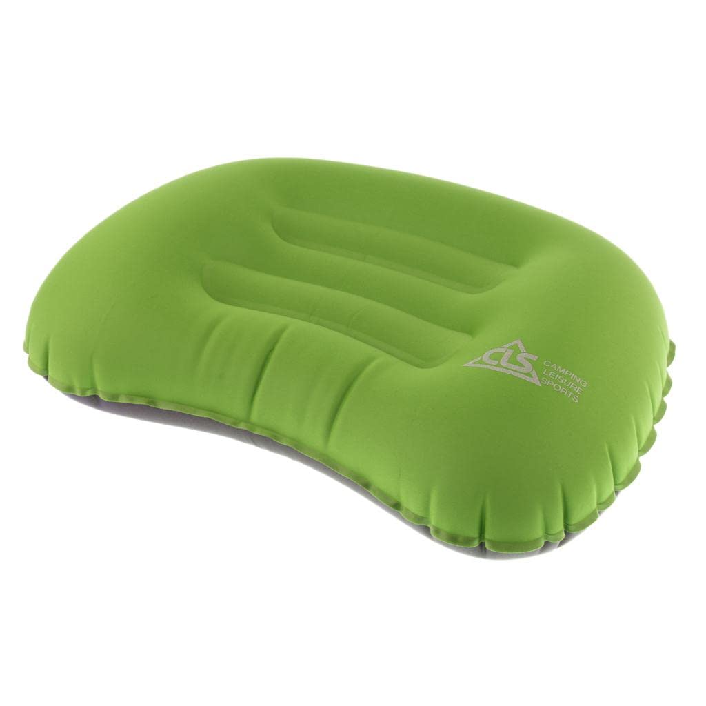 bnf® Ultralight Portable Air Inflatable Pillow for Hiking Travel Green-Sporting Goods-Outdoor Sports-Camping & Hiking-Outdoor Sleeping Gear-Mattresses & Pads-1 Piece Air Inflatable Pillow
