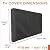 Outdoor TV Cover 95-100 inch - WITH ZIPPER, Weatherproof, Waterproof 360 degrees protection, Soft Non Scratch Interior - Black