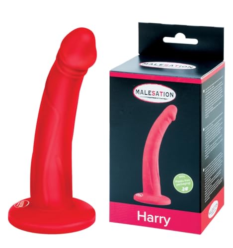 Harry Godemichets Rouge MALESATION en silicone pour votre plaisir