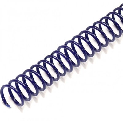 9665015G CoilBind 8 mm, 12", 4:1 GBC Spiral Plastic Coil Binds, Navy 100 Pcs.