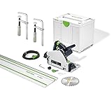 festool ts 55 rq ersatzteile Sicheres Arbeiten und einfaches Ansetzen in einer bestehenden Schnittfuge durch den Führungskeil