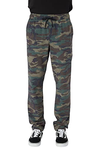 O'NEILL Men's Venture Hybrid Pant - Comfortable Straight Leg Pants for Men with Elastic Waist and Pockets