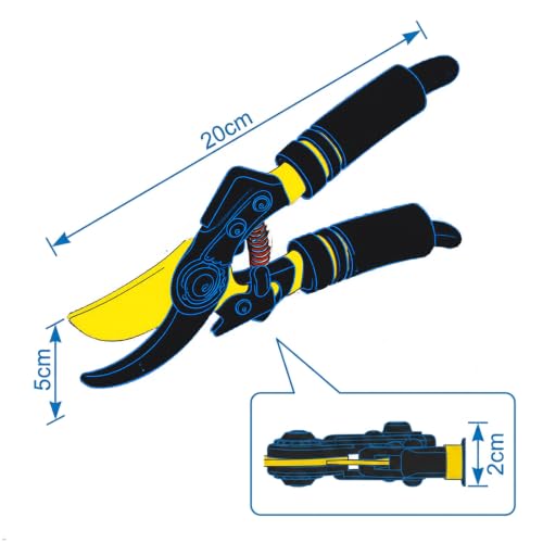 Image of Ultra Sharp Germany Titanium Steel Pruning Shears - Cuts 3X Easier