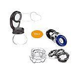 SuxHeart-EUR Anillos para Hombres Ropa de Larga duración Silicona Hipoalergénica