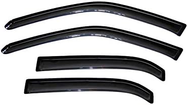 Viseras de ventana ahumadas compatibles con deflectores de viento ZephyrMKZFusionMilan 2006-2012, protectores de viento sollluvia 94550