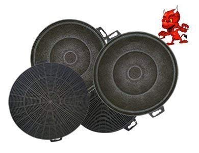 Filtre charbon actif hotte aspirante Bosch DKE935AGB04 DKE935AGB05 lot de 4