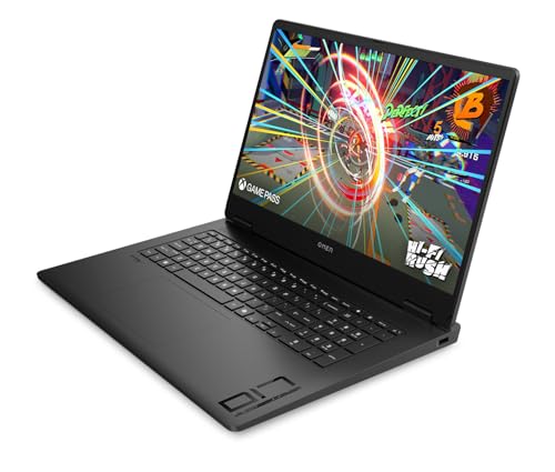 Image of HP Omen 17 RTX 5070, QHD 240Hz, Ryzen AI 7 350 (>Ultra 7 258V), 16GB DDR5, 512GB Gen4 SSD Gaming Laptop w /HP RGB Mouse, Mousepad, RGB Keyboard, WiFi 6, Bluetooth, 83Whr Battery & Windows 11 Pro