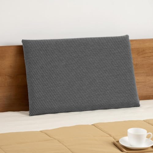 Image of Wakefit Memory Foam Pillow | 1 Year Warranty | Orthopedic Pillows for Neck Pain, Pillow Memory Foam, Memory Pillow for Sleeping (21 x 15 x 2.5 inch, Set of 1 - Dark Grey, Small - Slim)