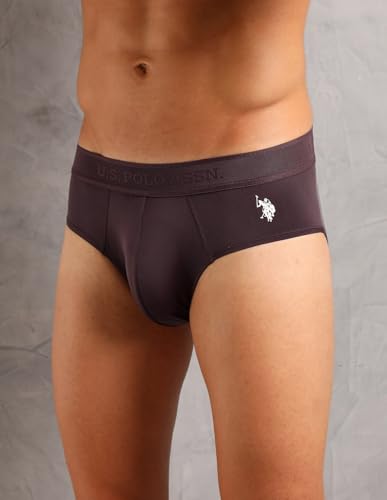Image of U.S. Polo ASSN. Men's AB001 Microfiber Brief with Quick Dry Feature - Pack of 1