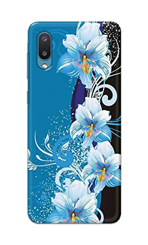 Image of PRINTFIDAA Beautiful Floral Design Printed Designer Hard Case for Samsung Galaxy M02, Samsung A02 Back Cover -(e) RPM1006