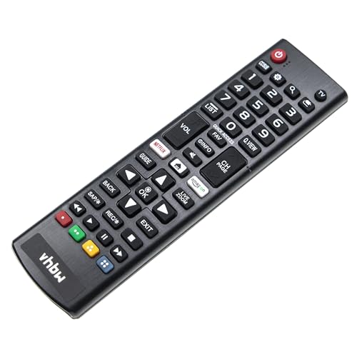 vhbw Mando a Distancia multifunción Compatible con LG TV 43UK6200PLA, 43UK6300PLB, 43UK6500PLA televisión BLU-Ray Hi-Fi