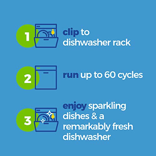 Plink Dishwasher Freshener & Rinse Aid is a Multi-Action Agent that Combines Freshening and Spot Prevention. Fresh Lemon Scent. Last Up To 60 washes per Clip. 6 Ct. - Thumbnail 6