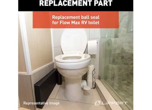Image of Lippert 2023038024 Flow Max Replacement RV Toilet Ball Seal